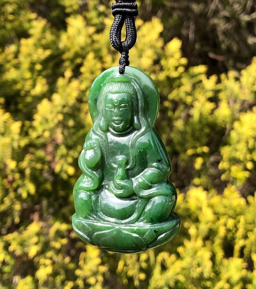 Jade Rituals Guayin Pendant