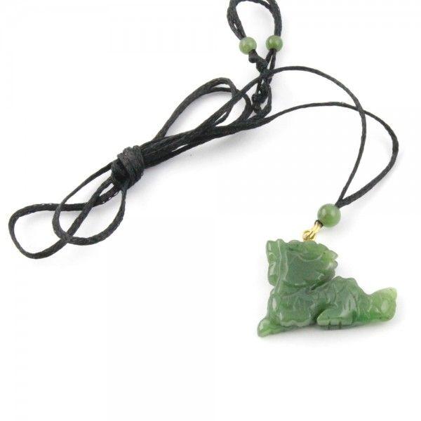 Jade Rituals Intricate Mystical Dragon Necklace