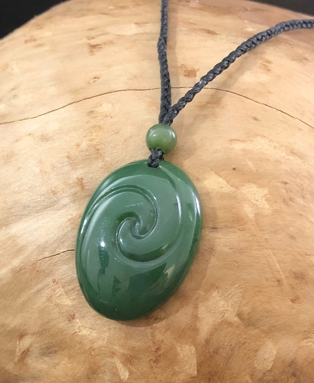 Jade Rituals Moana Koru Pendant