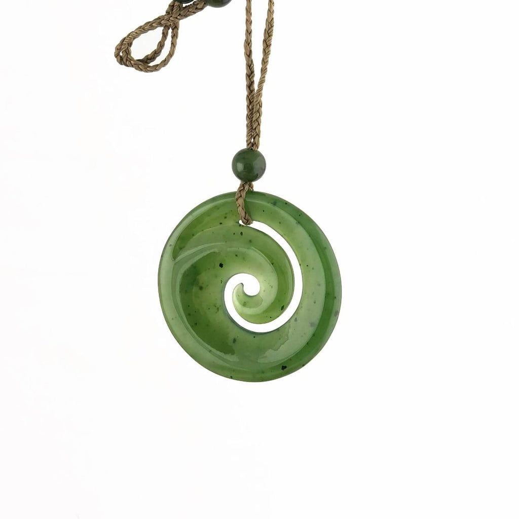 Jade Rituals Koru Circle Necklace