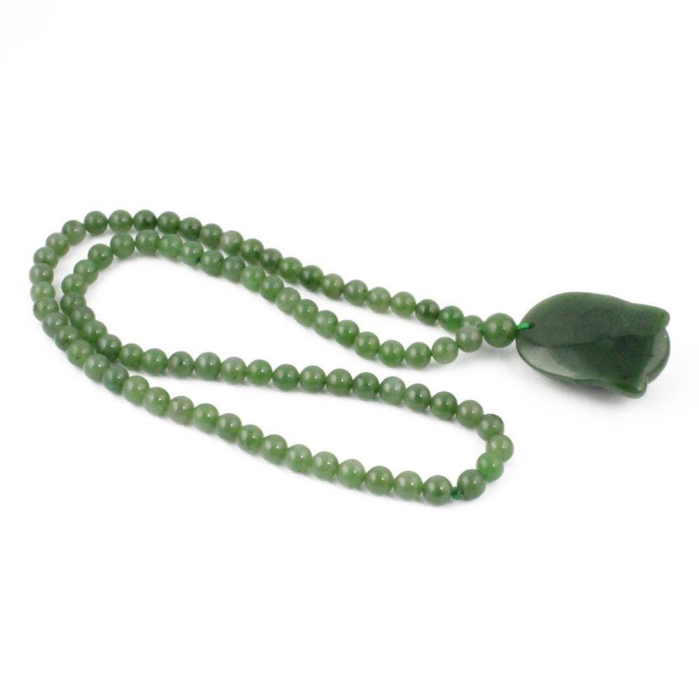 Auspicious Handcrafted Jade Guanyin Necklace