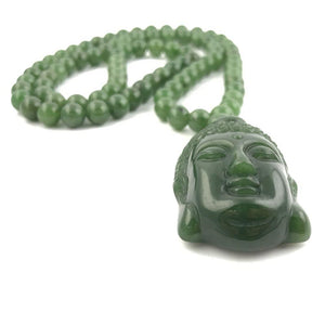 Auspicious Handcrafted Jade Guanyin Necklace