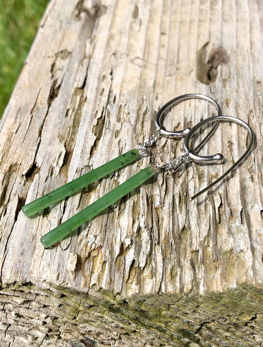 Jade Rituals Long Drop Earrings