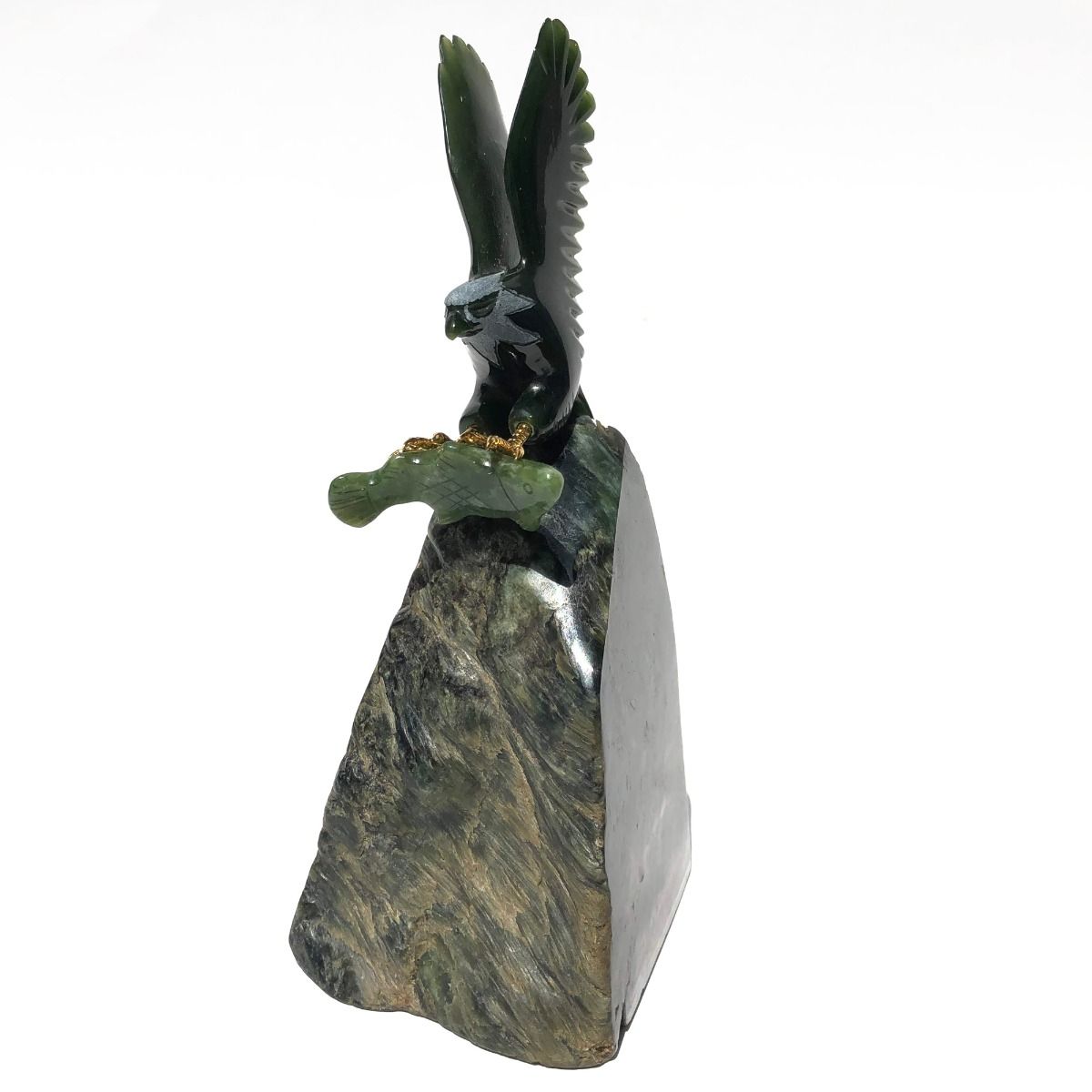 Jade Rituals Bald Eagle Sculpture