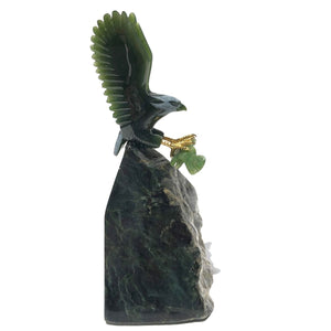 Jade Rituals Bald Eagle Sculpture