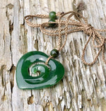 Jade Rituals Koru Heart Necklace