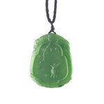 Jade Rituals Hand Sculpted Guanyin Pendant