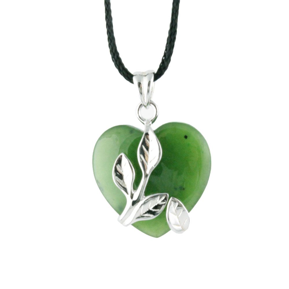 Money Plant Heart Pendant