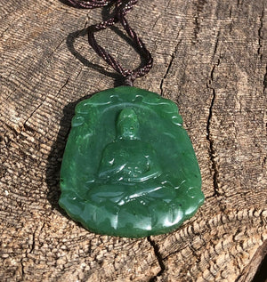 Jade Rituals Hand Sculpted Guanyin Pendant