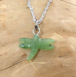 Jade Rituals Nephrite Dragonfly Charm