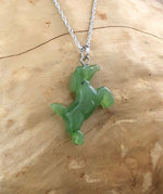 Jade Rituals Adorable Nephrite Pony Charm