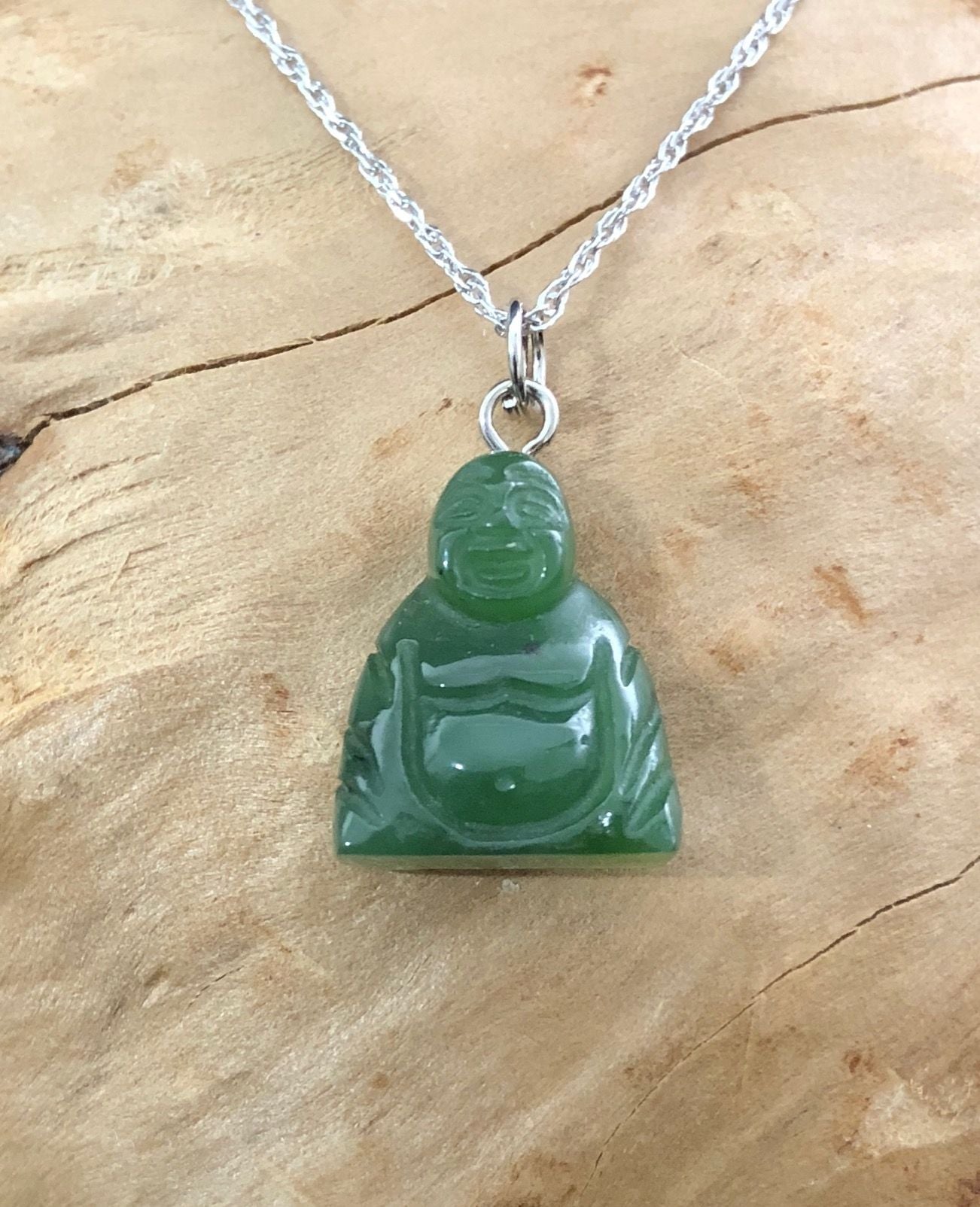 Jade hot sale buddha charm