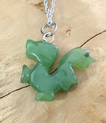 Nephrite Jade Dragon Mascot Charm