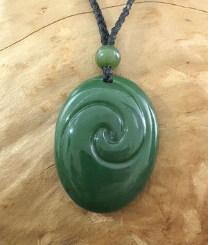 Jade Rituals Moana Koru Pendant