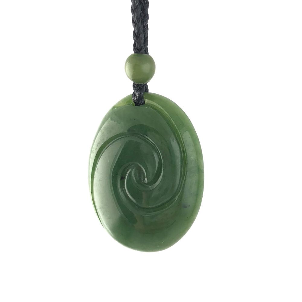 Jade Rituals Moana Koru Pendant