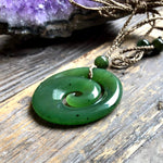 Jade Rituals Koru Circle Necklace