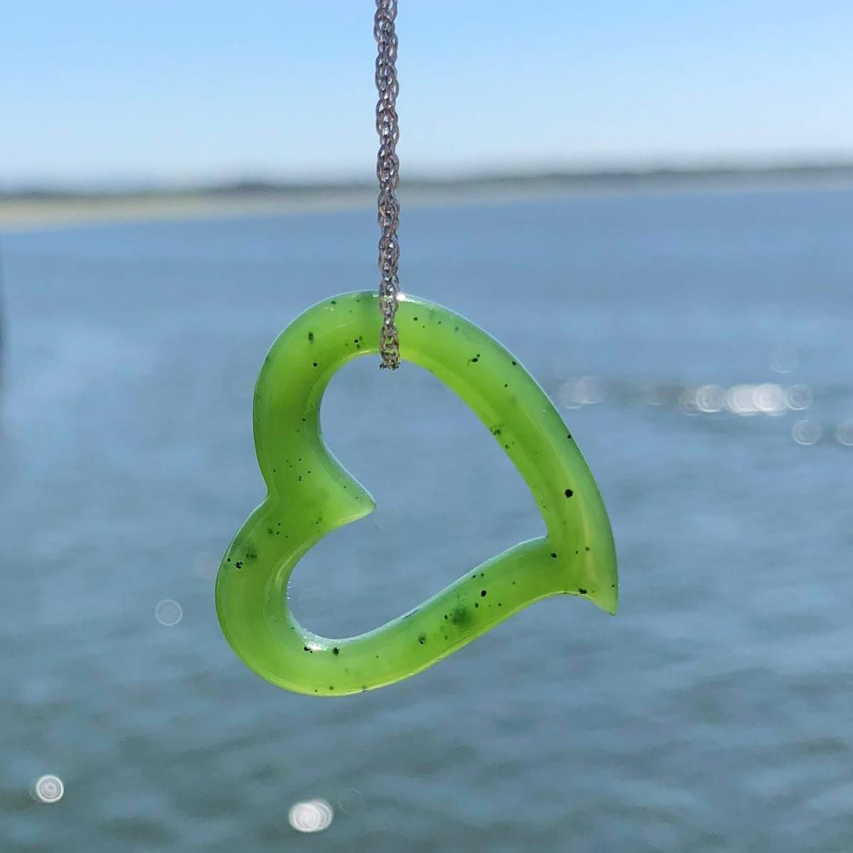 Floating Love Heart Pendant