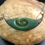 Jade Rituals Koru Canoe Necklace