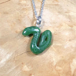 Luminescent Jade Rituals Nephrite Ayahuasca Snake Charm