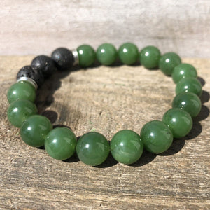 Jade Rituals Lava Bead Bracelet